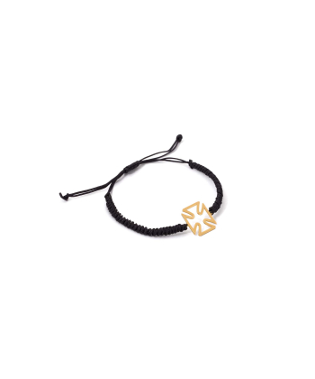 دستبند طلا بافت مربع آران پرسته Parasteh کد450628