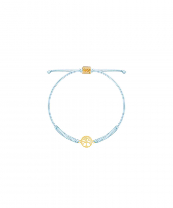 دستبند طلا بافت درخت زندگی پرسته Parasteh کد58135