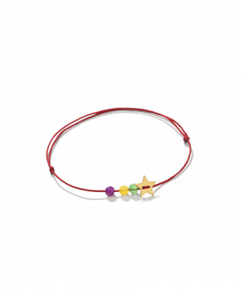 دستبند طلا بافت ستاره پرسته Parasteh کد154955