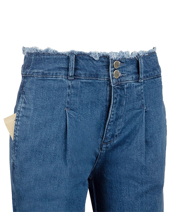 شلوار جین کوتاه زنانه راسته جین وست Jeanswest