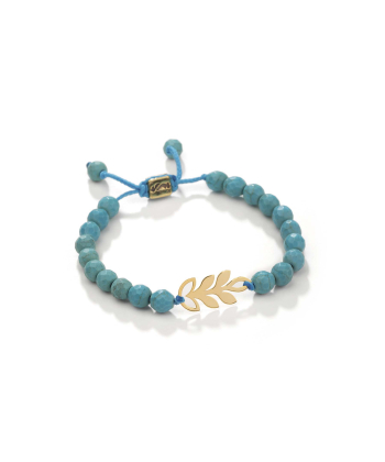 دستبند طلا سنگی برگ آینا پرسته Parasteh کد154671