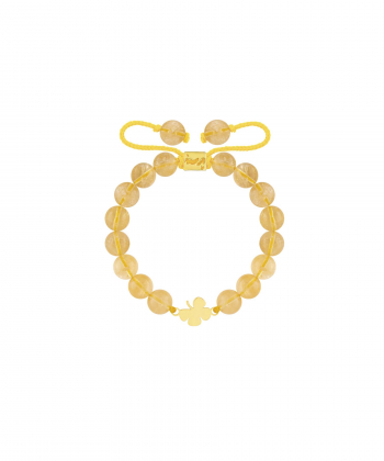 دستبند طلا سنگی برگ پرسته Parasteh کد90460