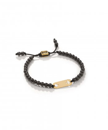 دستبند طلا سنگی بیضی لوکا پرسته Parasteh کد154544