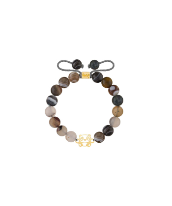 دستبند طلا سنگی پاندا و صدف پرسته Parasteh کد85672