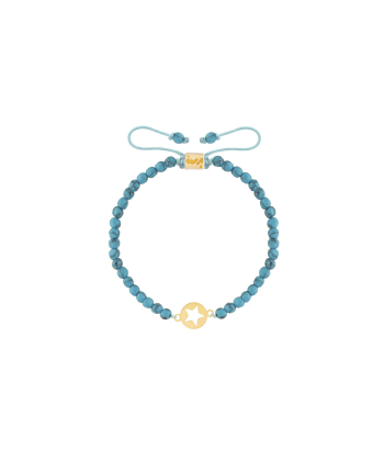 دستبند طلا سنگی پلاک ستاره پرسته Parasteh کد101988