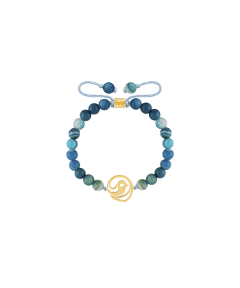 دستبند طلا سنگی جوجه و قلب پرسته Parasteh کد87591