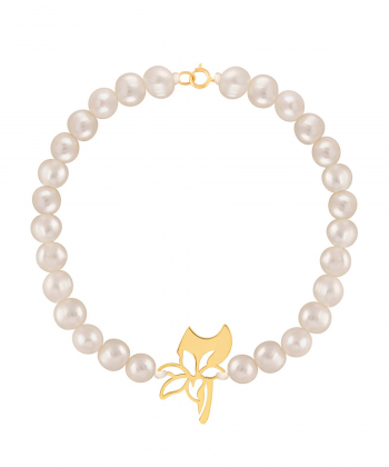 دستبند طلا سنگی عدد دو پرسته Parasteh کد109901