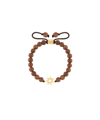 دستبند طلا سنگی خورشید پرسته Parasteh کد102119