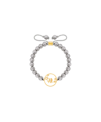 دستبند طلا سنگی دو پرنده پرسته Parasteh کد107816