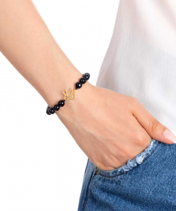 دستبند طلا سنگی فلامینگو پرسته Parasteh کد83717