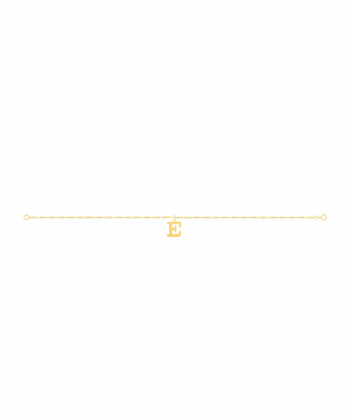 پابند طلا حرف E پرسته Parasteh کد3150