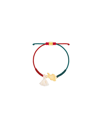 دستبند بافت طلا نقشه ایران کوچک پرسته Parasteh کد27070