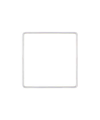 النگو طلا مربع سفید پرسته Parasteh کد50095