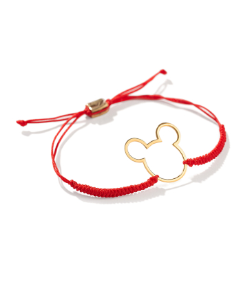 دستبند طلا بافت میکی پرسته Parasteh کد160114