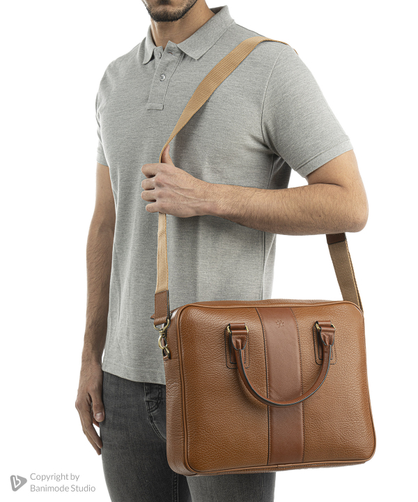 کیف اداری چرم طبیعی نوین چرم Novin Leather مدل ویتا