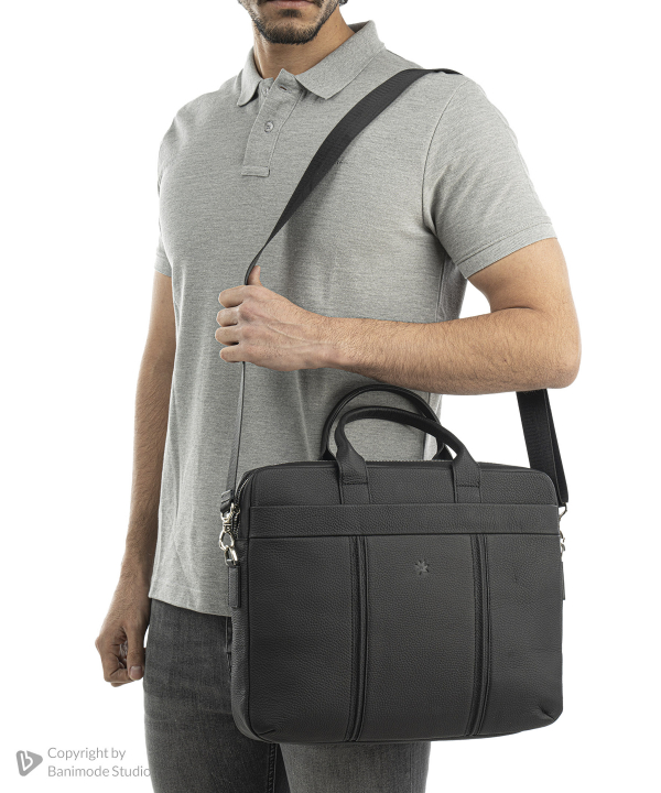کیف اداری چرم طبیعی نوین چرم Novin Leather مدل هاوری