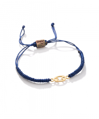 دستبند طلا بافت نماد ماه تیر پرسته Parasteh کد158839