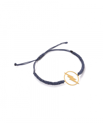 دستبند طلا بافت آذرخش پرسته Parasteh کد450600