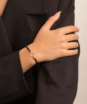 دستبند طلا بافت آنمون پرسته Parasteh کد477551