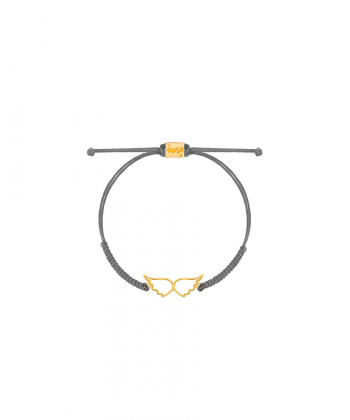 دستبند طلا بافت بال فرشته پرسته Parasteh کد9680