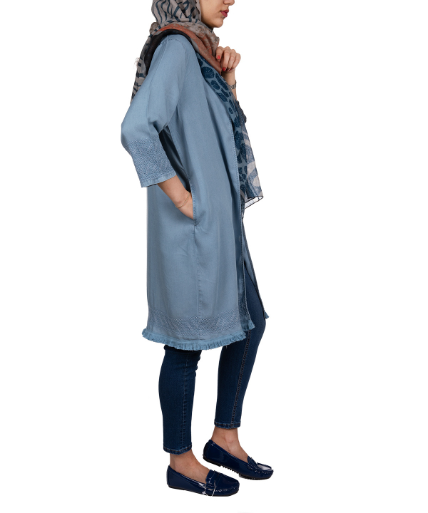 مانتو جلوباز زنانه جوتی جینز JootiJeans