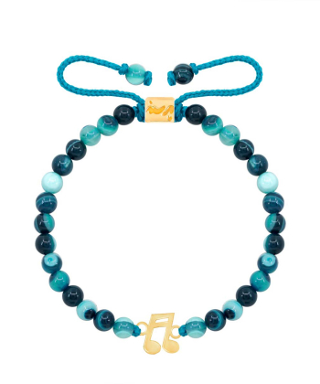 دستبند طلا سنگی نت پرسته Parasteh کد76510