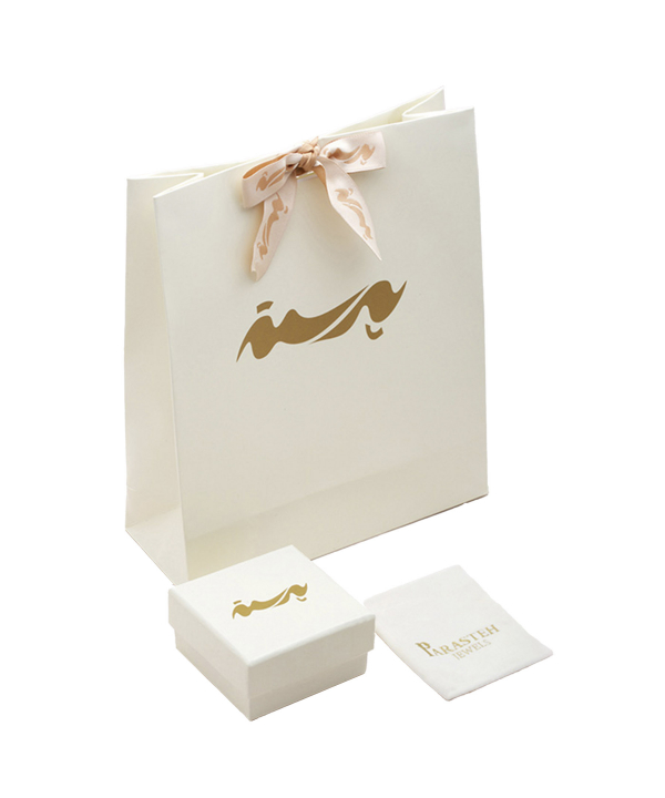 گردنبند طلا لوتوس کوچک پرسته Parasteh کد484552