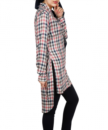 مانتو چهارخانه جوتی جینز JootiJeans
