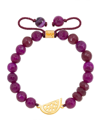 دستبند طلا سنگی هندوانه پرسته Parasteh کد49399