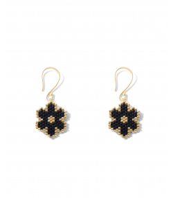 گوشواره طلا گل منجوقی پرسته Parasteh کد454266