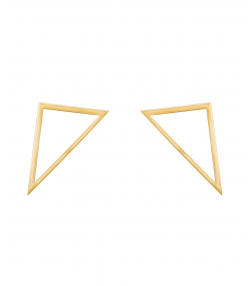 گوشواره طلا مثلث تو خالی پرسته Parasteh کد51140