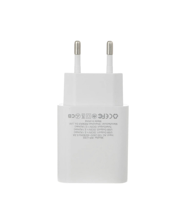 شارژر دیواری ریمکس مدل PRU35 به همراه کابل microUSB