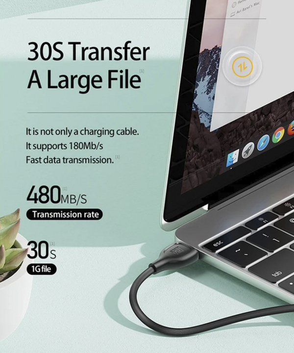 کابل تبدیل USB به microUSB ریمکس مدل RC160M طول 1 متر