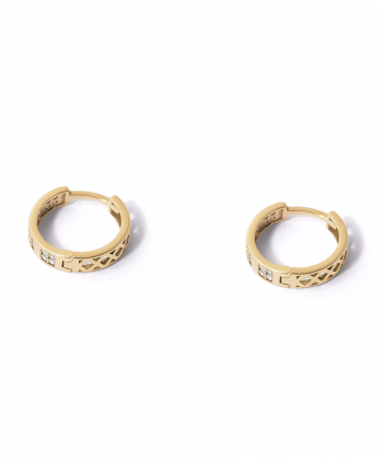 گوشواره طلا حلقه ای آلکا پرسته Parasteh کد443805