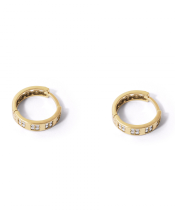 گوشواره طلا حلقه ای آلکا پرسته Parasteh کد443805