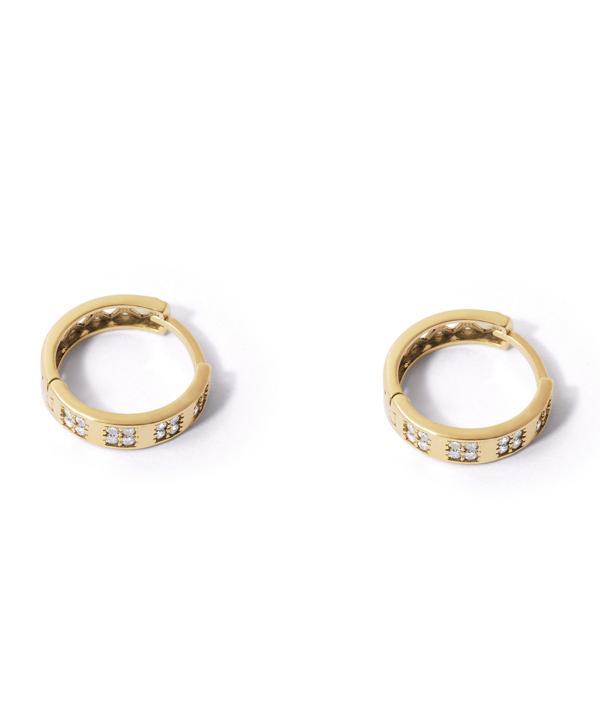 گوشواره طلا حلقه ای آلکا پرسته Parasteh کد443805
