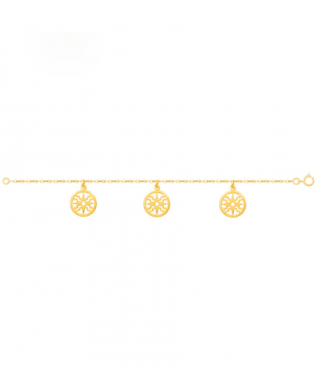 دستبند طلا خورشید پرسته Parasteh کد58811