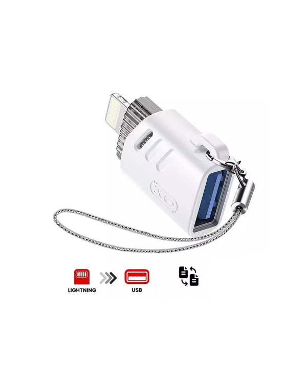 مبدل او تی جی آیفون یو اس بی به لایتنینگ ایکس او NB256A