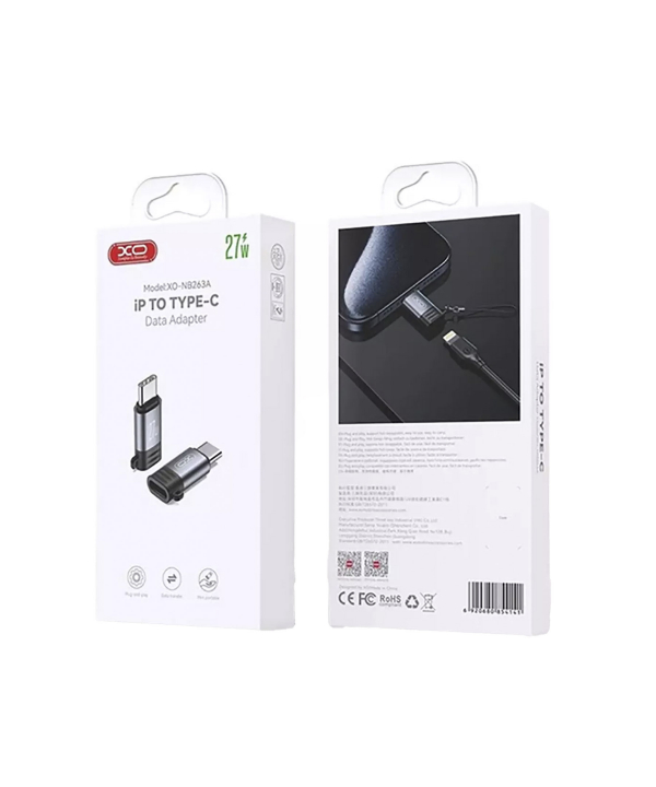 مبدل او تی جی آیفون لایتنینگ به تایپ سی 27 وات ایکس او NB263A
