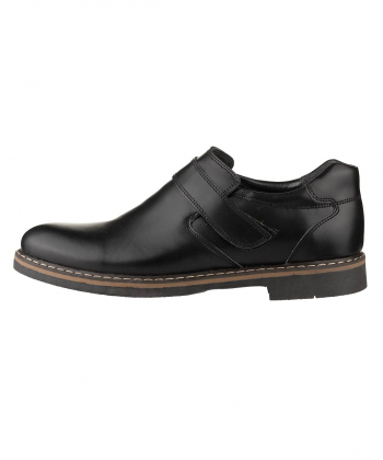 کفش مردانه چرم طبیعی مشکی شیفر Shifer مدل 7248A