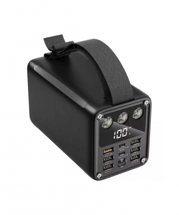 پاوربانک تایپ سی و یو اس بی 60000 گرین GNMPB60KBK