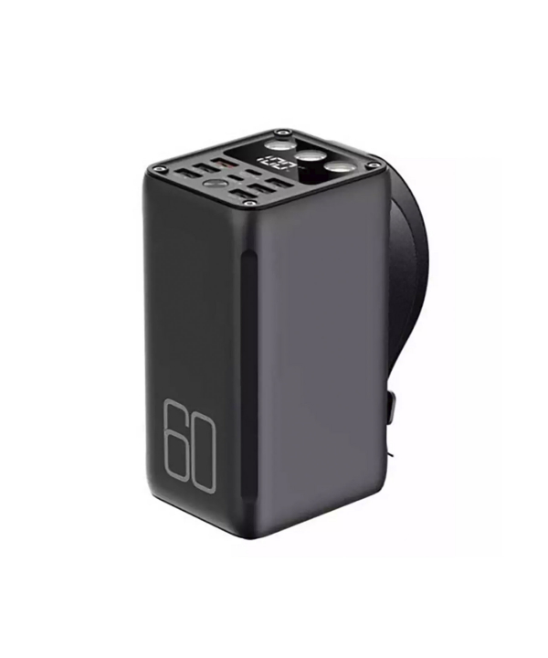 پاوربانک تایپ سی و یو اس بی 60000 گرین GNMPB60KBK