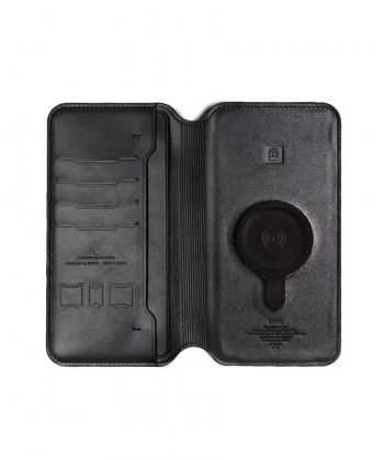 پاوربانک وایرلس 15 وات 10000 و کیف پول چرمی ژوس ZS-PB-037