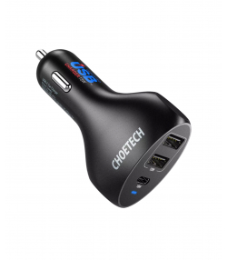 شارژر فندکی فست شارژ ماشین تایپ سی 18 وات چویتک C0062