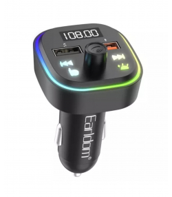 شارژر فندکی فست شارژ ماشین و گیرنده بلوتوثی ارلدام ET-M85