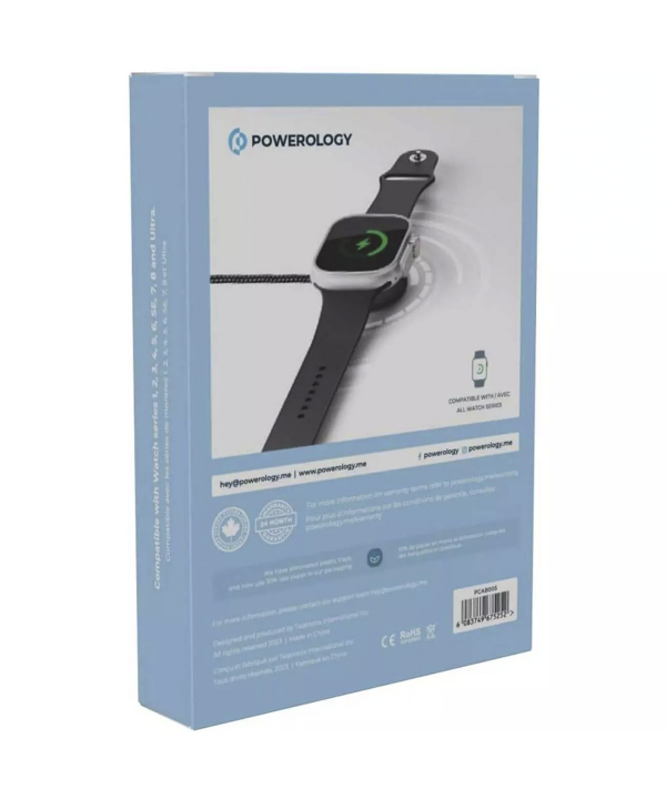 شارژر وایرلس اپل واچ پاورولوژی PCAB005