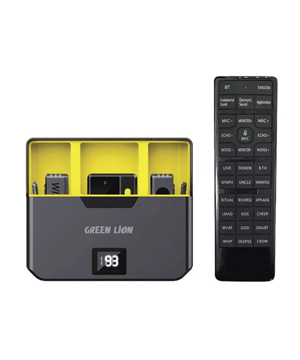 میکروفون یقه ای بی سیم با کنترل از راه دور گرین GNWMICRTCBK