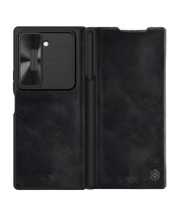 قاب محافظ گوشی سامسونگ گلکسی زد فولد 6 نیلکین Qin Pro Leather