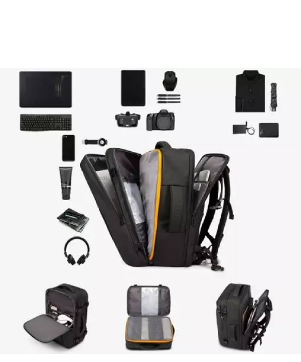 کوله لپ تاپ 15.6 اینچ مسافرتی ضد آب طرح چمدان بنج BANGE BG-1909 Small 35L Backpack Waterproof Traveling Computer Bag