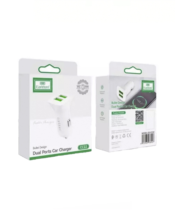 شارژر فندکی فست شارژ ماشین 12 وات ارلدام ES-CC22
